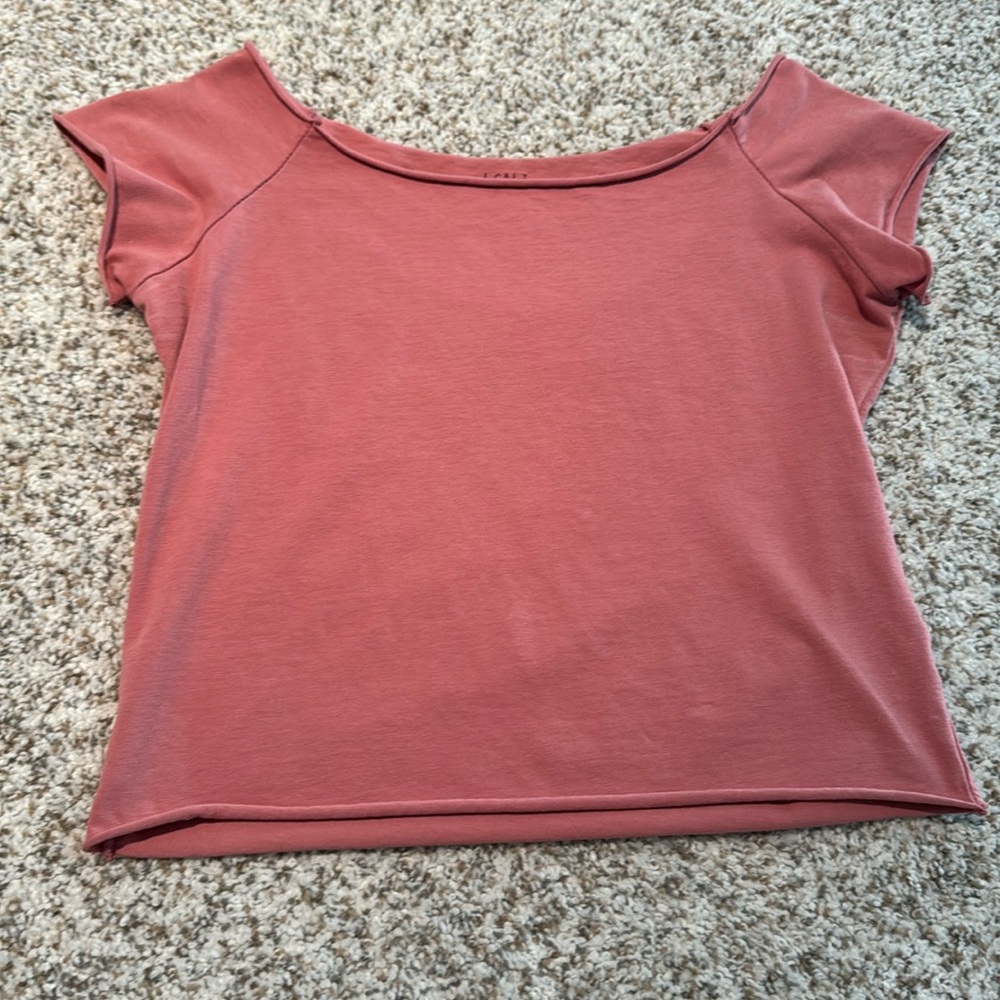 John Galt Cropped off the Shoulder T-shirt